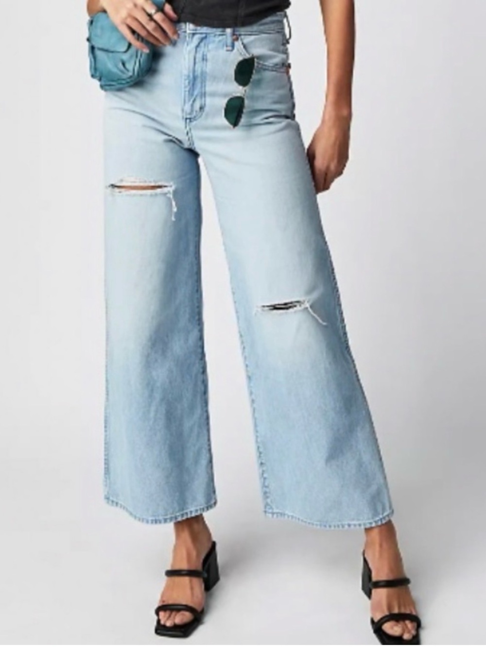 Wrangler Worldwide 661 high rise wide leg jeans - Picture 2 of 9